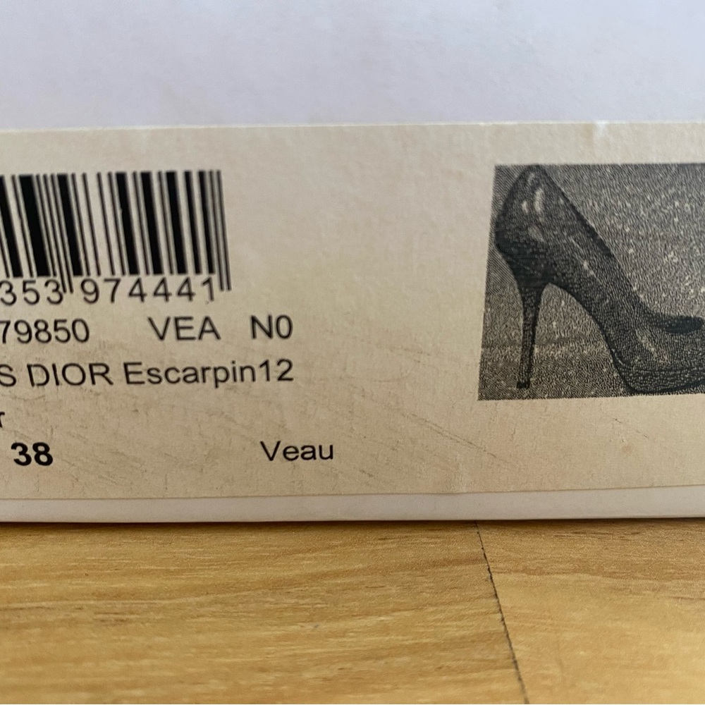 Dior Miss Dior Escarpin12 Peep Toe Pumps (Size 38) - Picture 5 of 9